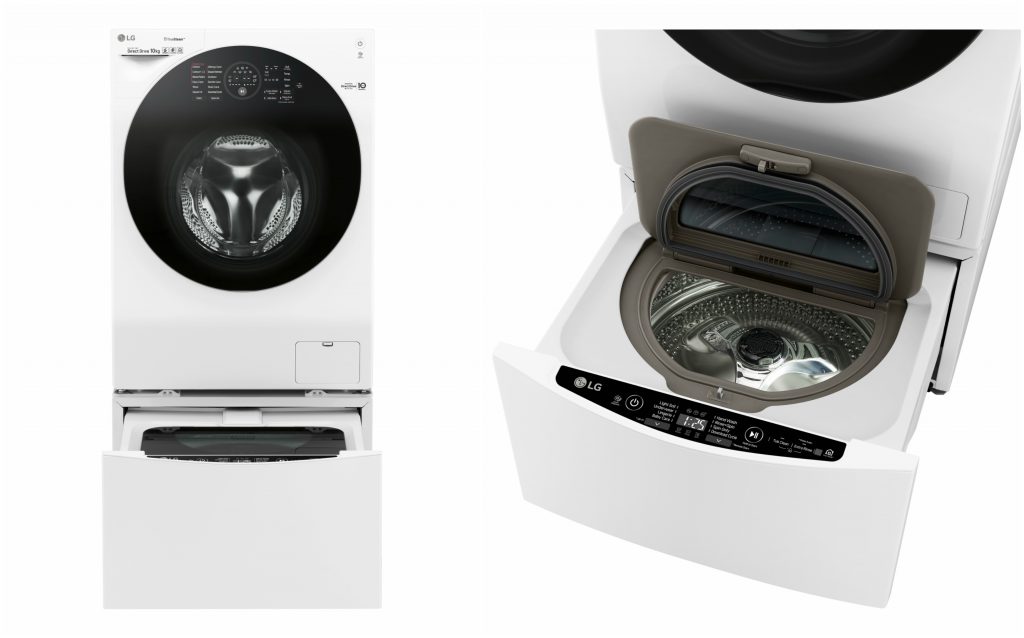 najlepsza pralka LG TwinWash TrueSteam FH4G1JCH2N + F8K5XN3