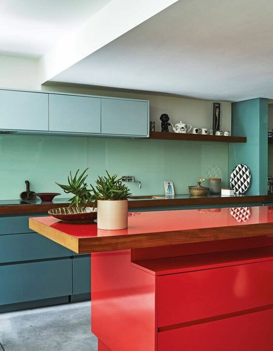 modne kolory ścian do kuchni
