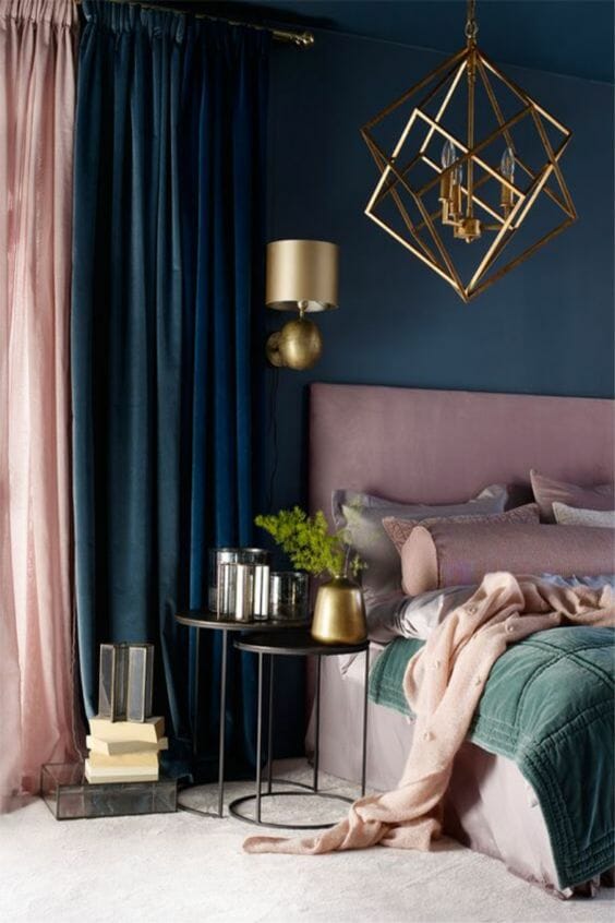 Modne kolory ścian do sypialni