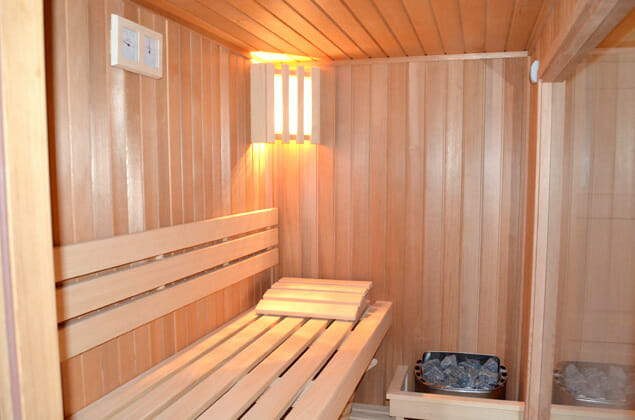 drewniana sauna sucha do domu