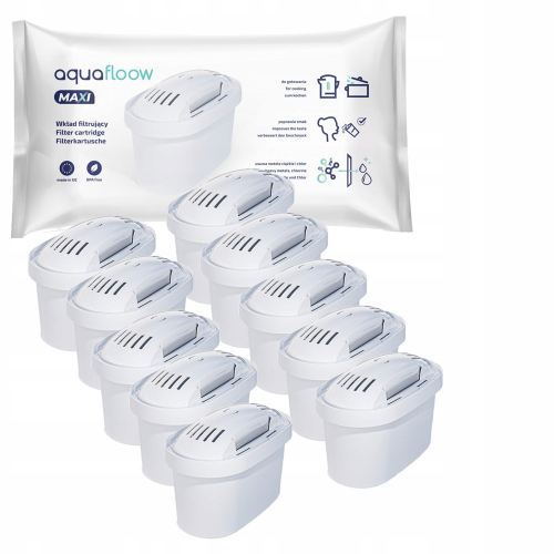 Filtr do dzbanka typu Maxtra i Unimax - zamiennik do filtrów DAFI, AQUAPHOR I BRITA - 10 sztuk