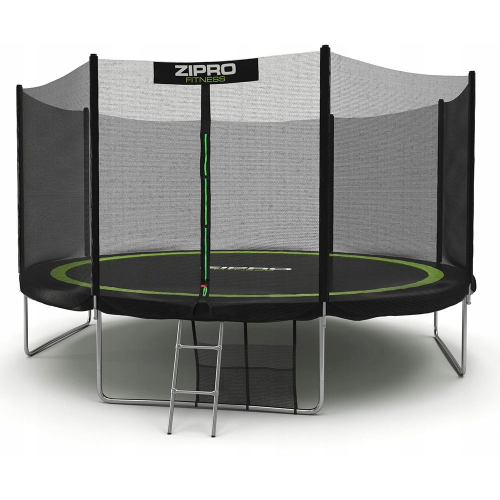 Duża trampolina ogrodowa z siatką Zipro 496 cm