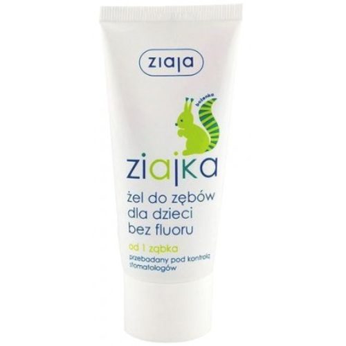 Pasta do zębów dla dzieci bez fluoru - Ziajka