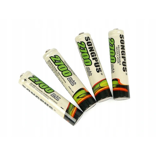 Akumulator niklowo-metalowo-wodorkowy (NiMH) Songpus AAA 2700 mAh