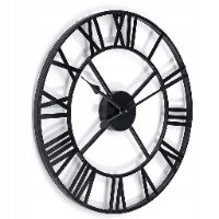 Retro Loft Vintage zegar rzymski dworcowy