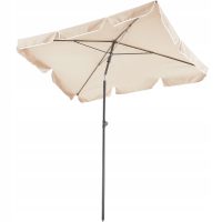 Sternhoff ecru prostokątny parasol składany