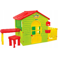 Mochtoys MO-11210 – domek ogrodowy z płotkiem