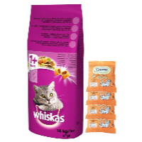 Whiskas Adult – karma sucha z wołowiną i warzywami