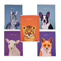 TOP-2000 Animals — zeszyty w kratkę ze zwierzakami